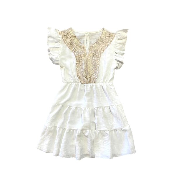 Pretty Sunshine Dress - White