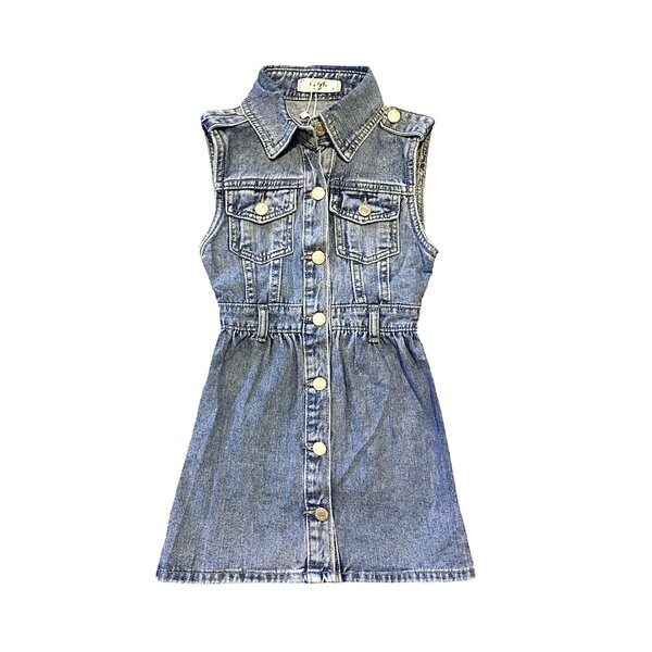 Denim Dress - Blue