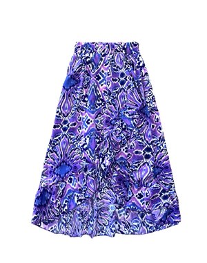  Long Spanish Skirt - Purple