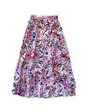  Long Spanish Skirt - Pink