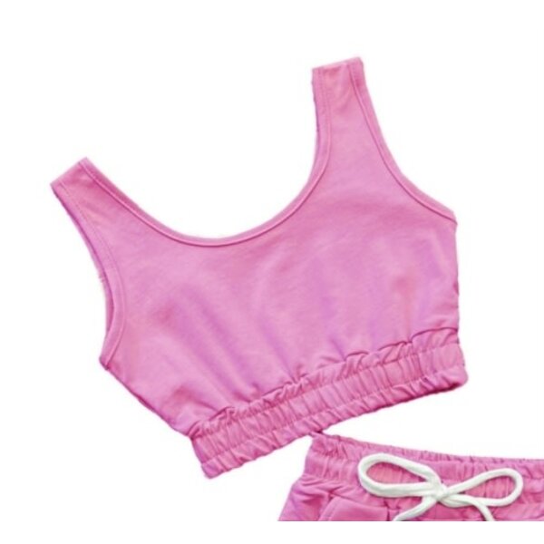 Caylinn Comfy Jogging Top - Pink