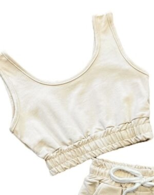  Caylinn Comfy Jogging Top - Beige