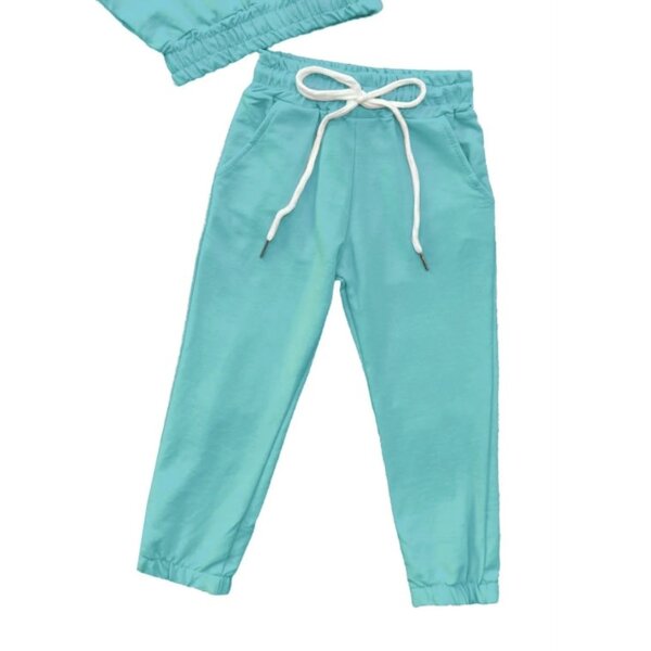 Caylinn Comfy Jogging Pants - Aqua