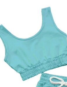 Caylinn Comfy Jogging Top - Aqua