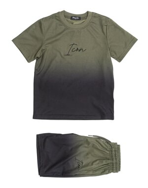  Icon Double Color Set - Army Green/Black