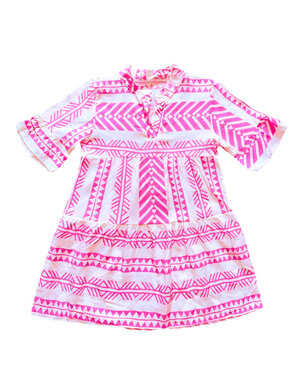  Aztec Dress - Pink