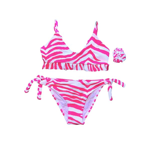 Seychelle  Zebra Bikini - Pink/White