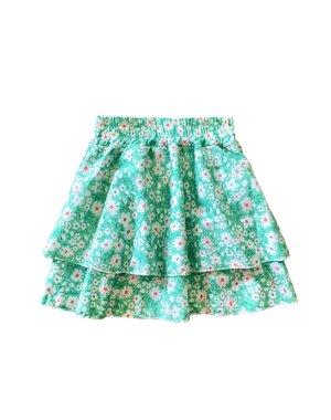  Happy Flower Skirt - Mint