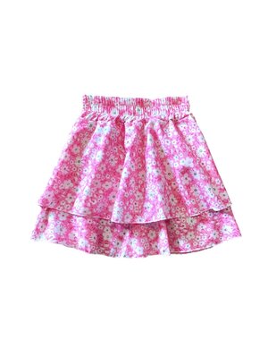  Happy Flower Skirt - Candy Pink