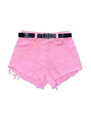  Novi Shortje & Belt - Pink