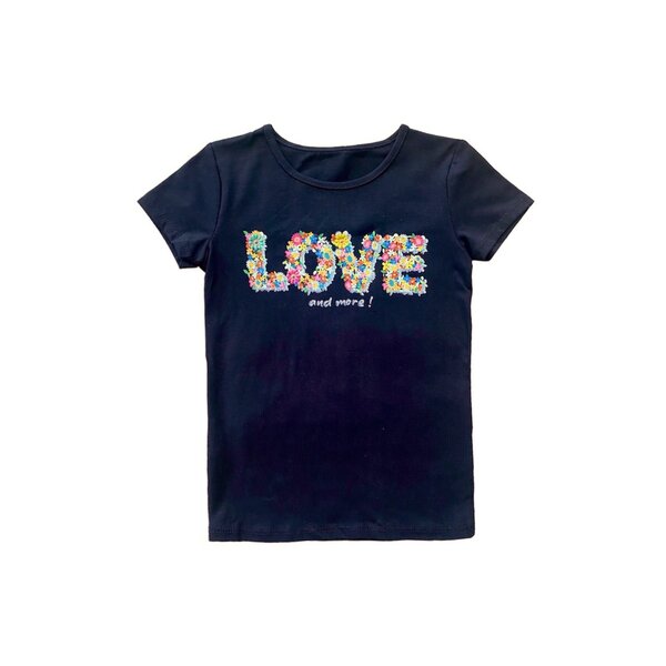 Flower Love Shirt - Black