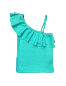 One Shoulder Top - Mint