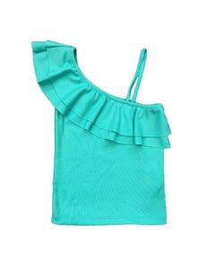  One Shoulder Top - Mint