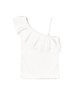  One Shoulder Top - White