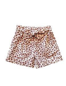 Sweet Leopard Shortje - Beige/Brown