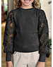  Lois Lace Sweater - Black