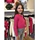 Nova Button Top - Fuchsia