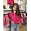 Nova Button Top - Fuchsia