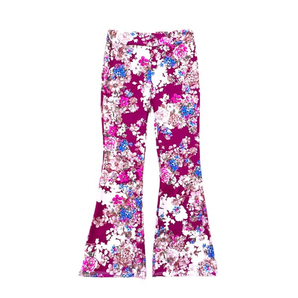 Boho Flower Flared - Raspberry