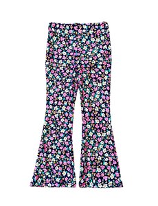Happy Flower Flared - Black/Pink