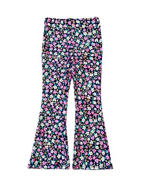  Happy Flower Flared - Black/Pink