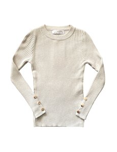Nova Button Top - Beige
