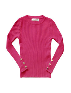 Nova Button Top - Fuchsia