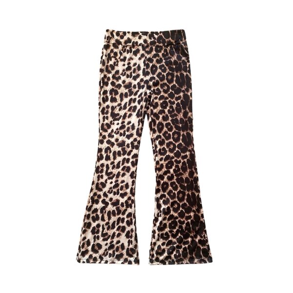 Lulu Leopard Flared - Brown