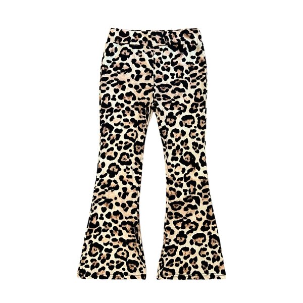 Lexi Leopard Flared - Brown