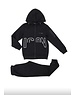  Vest Icon Jogging Set - Black
