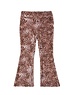  Cheetah Velvet Flared - Blush Brown