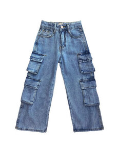  Double Pocket Jeans - Dark Blue