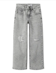 Name It - NKFROSE HW WIDE JEANS - Light Grey