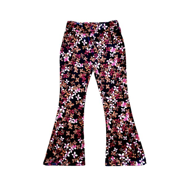 Fleuri Flared - Black/Raspberry