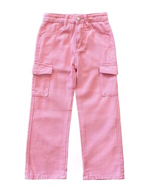  Happy Pocket Jeans - Pink