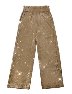 Sparkle Pants - Camel Gold