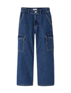 Name It - NKFROSE HW WIDE CARGO JEANS - Dark Blue