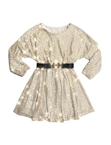 Super Sparkle Dress - Champagne