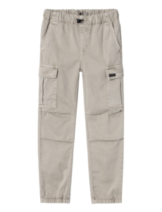 Name It - NKMRYAN REG R TWI CARGO PANT - Beige Cashmere