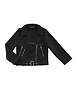  Suedine Biker Jacket - Black