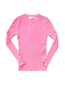 Nova Button Top - Candy Pink