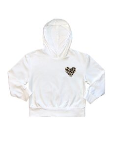  Musthave Leopard Heart Sweater - White
