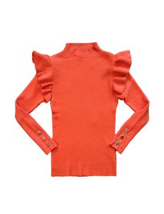  Livia Button Top - Orange
