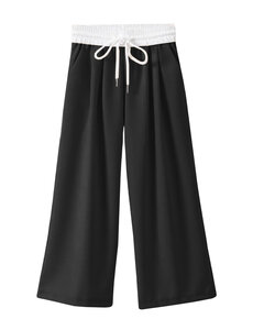 Sara Wide Pants - Black/White