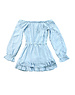  Olivia Offshoulder Dress - Light Blue
