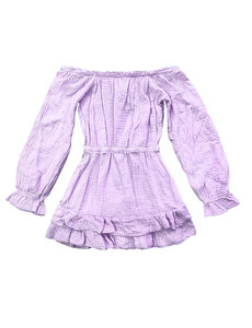 Olivia Offshoulder Dress - Lila