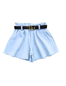 Sasha Short & Belt - Light Blue