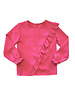  Rosa Ruffle Blouse - Fuchsia