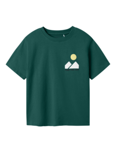 Name It NKMDETEM SS NREG Shirt - Green