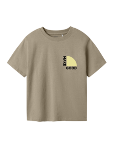  Name It NKMDETEM SS NREG Shirt - Elmwood